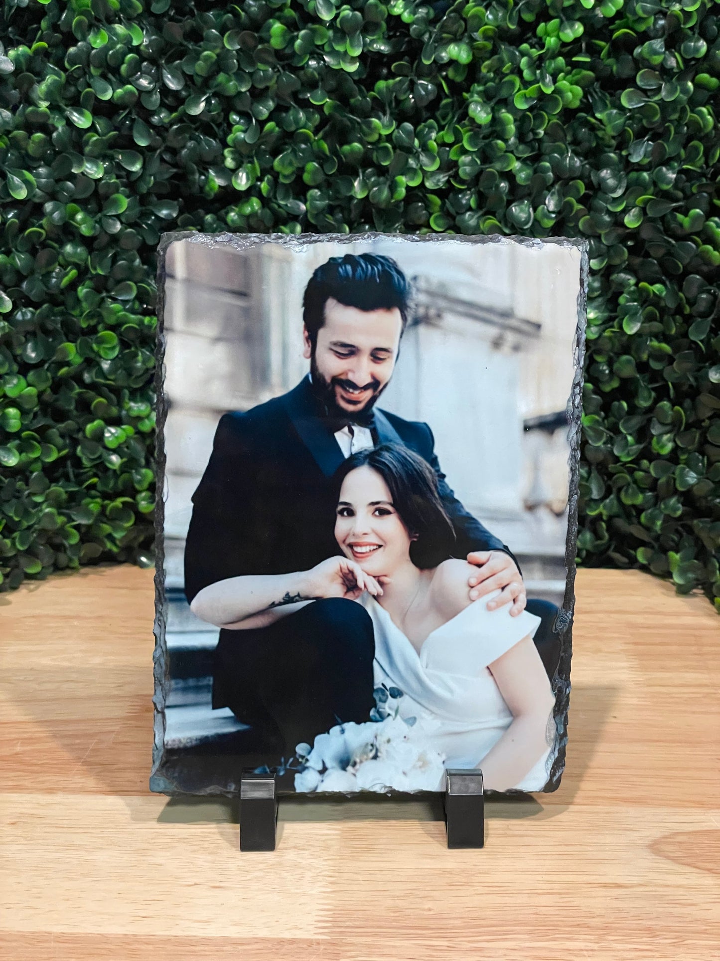 Custom SLATE STONE Photo Frame