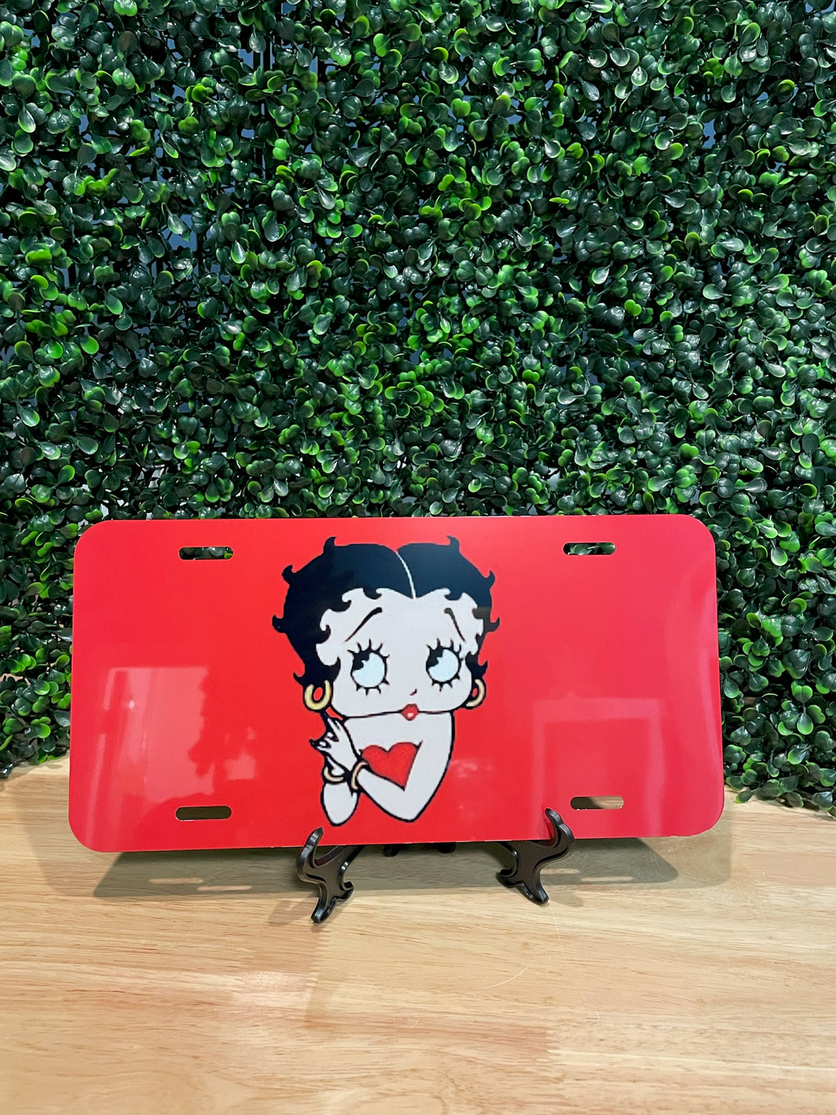 Betty Boop License Plate – New Aluminum Car Tag – Novelty Unbranded
